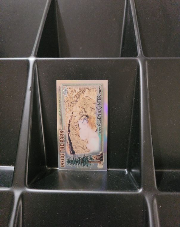 2022 Topps Allen & Ginter Chrome Mini Inside the Park #ITP-12 Yellowstone National Park — front