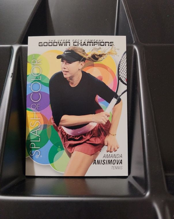 2023 Upper Deck Goodwin Champions Splash Of Color #146 Amanda Anisimova — front