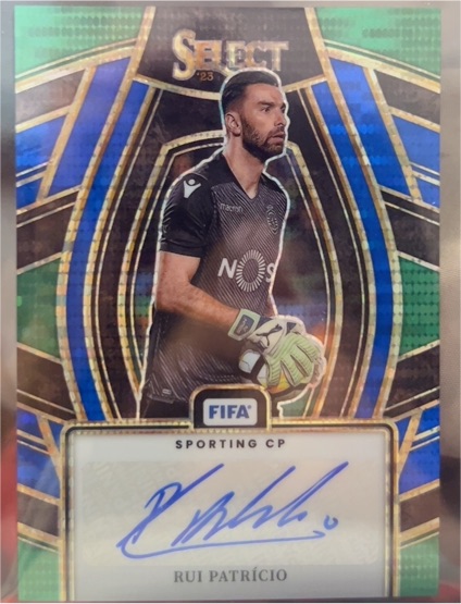 2023-24 Panini Select FIFA Silver Green Autographs #SS-RP Rui Patrício — front