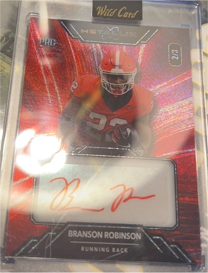 2023 Wild Card Metallix #2/3 Branson Robinson — front