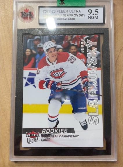 2022-23 Fleer Ultra #Rookie Juraj Slafkovsky — front