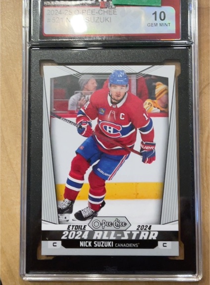 2024-25 O-Pee-Chee #521 Nick Suzuki Montreal Canadiens — front