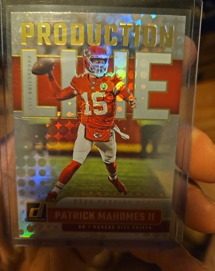 2023 Panini Donruss #PDL-1 Patrick Mahomes II Production Line — front