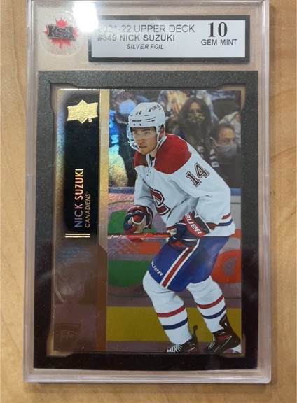 2021-22 Upper Deck #349 Nick Suzuki — front
