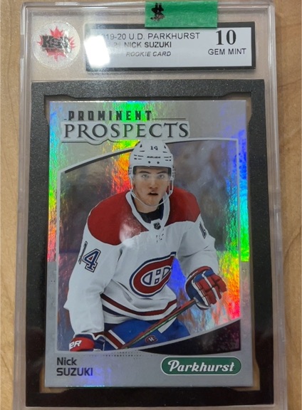 2019-20 Upper Deck Parkhurst Prominent Prospects #PP-21 Nick Suzuki — front