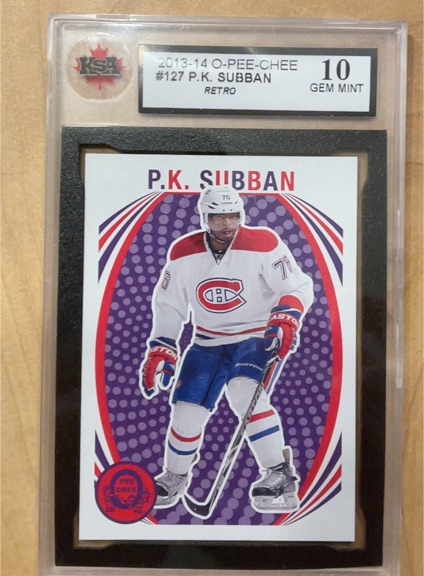 2013-14 O-Pee-Chee #127 P.K. Subban — front