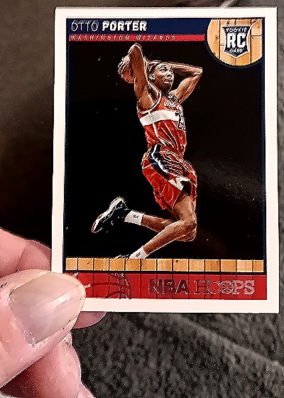 1991 NBA Hoops Otto Porter Rookie Card — front