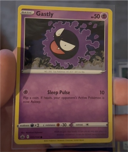 2021 Pokémon SWSH06 #55 Gastly — front