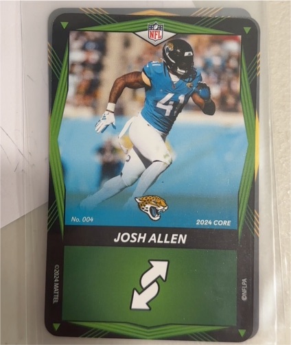 2024 UNO Elite Core Edition #004 Josh Allen — front