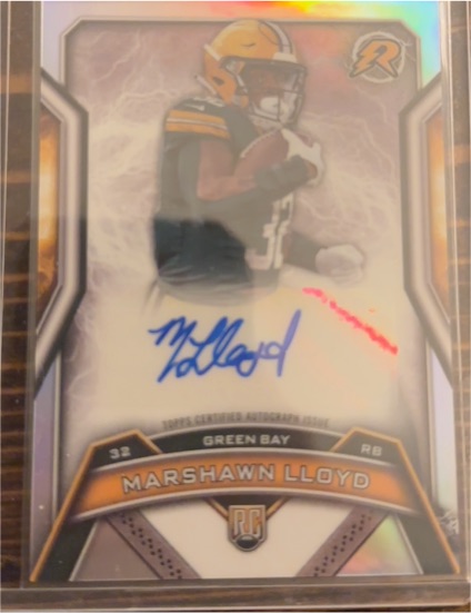 2024 Topps Resurgence #RRS-MLL Marshawn Lloyd Rookie Auto — front