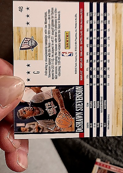 2011-12 Panini NBA Hoops #49 DeShawn Stevenson — back