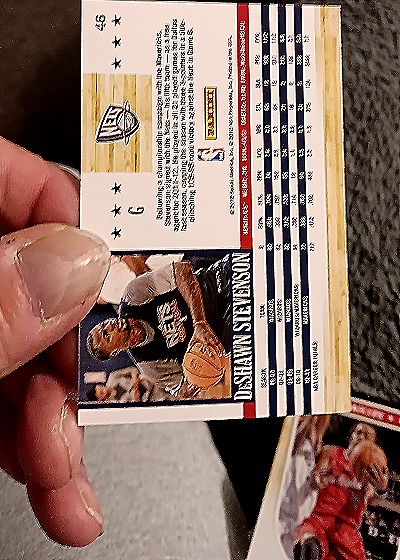 2011-12 Panini NBA Hoops #46 DeShawn Stevenson — back