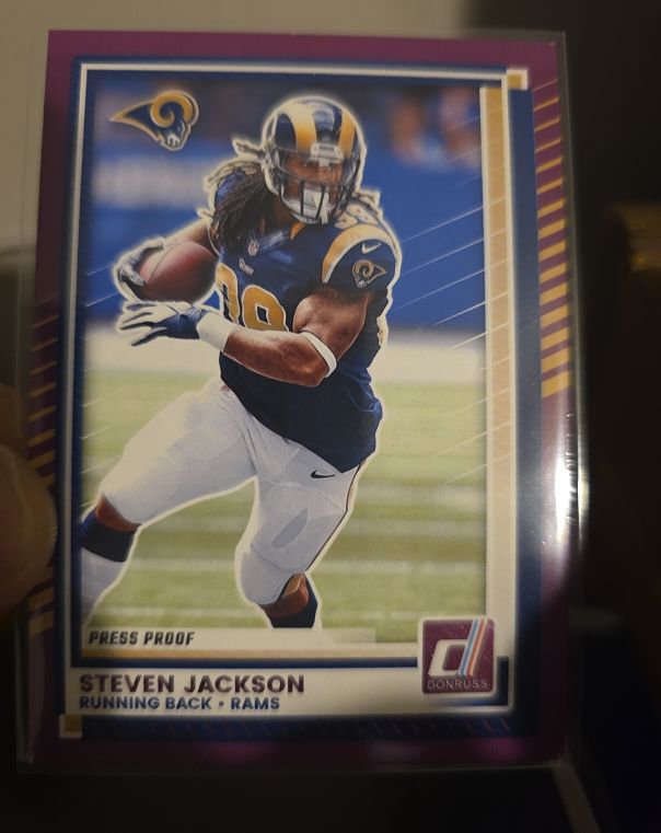 2010 Donruss Press Proof Steven Jackson — front