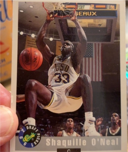 1992 Classic Draft Picks #1 Shaquille O'Neal — front