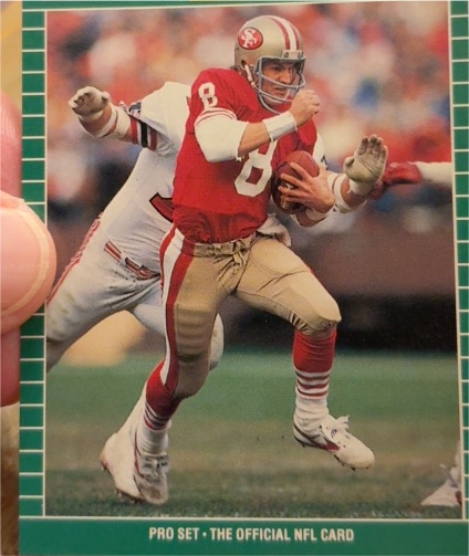 1989 Pro Set #388 Steve Young — front
