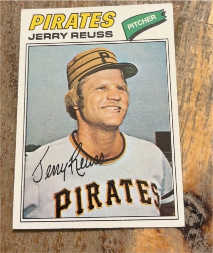 1977 Topps #645 Jerry Reuss — front