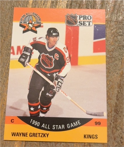 1990 Pro Set #99 Wayne Gretzky 1990 All Star Game — front