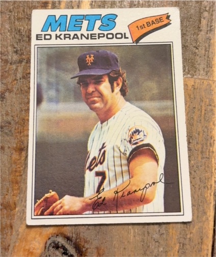 1977 Topps #201 Ed Kranepool — front