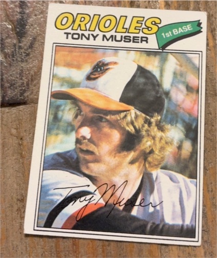 1977 Topps #251 Tony Muser Baltimore Orioles — front