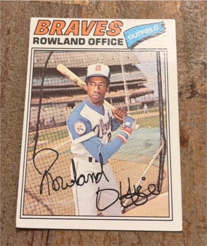 1977 Topps #524 Rowland Office — front