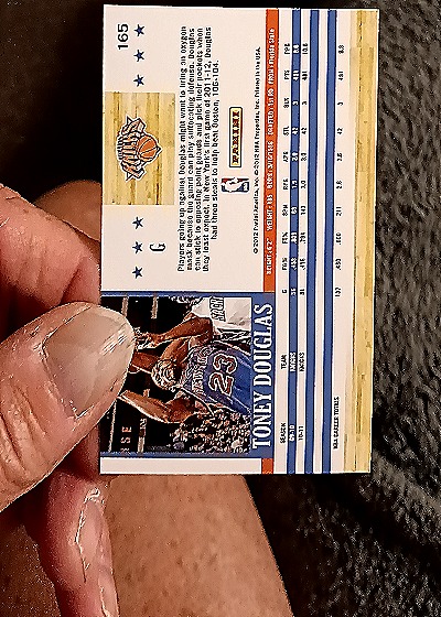 2011-12 Panini NBA Hoops #165 Toney Douglas — back