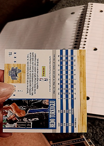 2011-12 Panini NBA Hoops #182 Hedo Turkoglu Artist's Proof — back