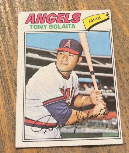 1977 Topps #482 Tony Solaita California Angels — front