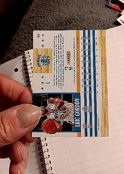 2011-12 Panini NBA Hoops #69 Eric Gordon — back