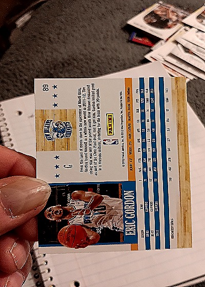 2011-12 Panini NBA Hoops #89 Eric Gordon — back