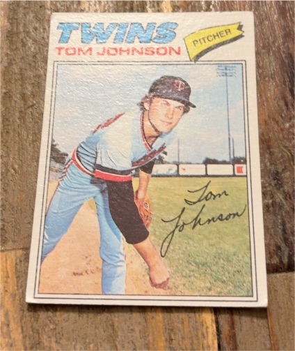 1977 Topps #202 Tom Johnson — front
