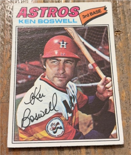 1977 Topps #429 Ken Boswell Houston Astros — front