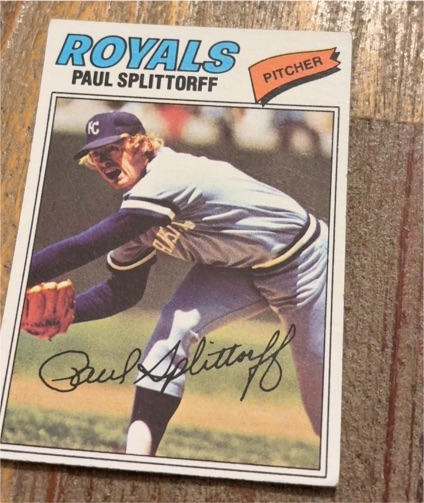 1977 Topps #534 Paul Splittorff — front