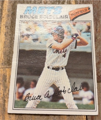 1977 Topps #399 Bruce Boisclair — front