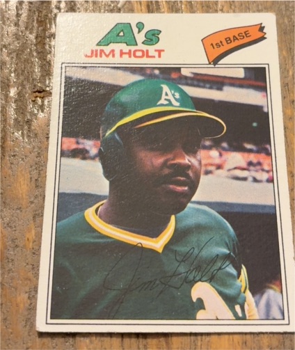 1977 Topps #349 Jim Holt — front