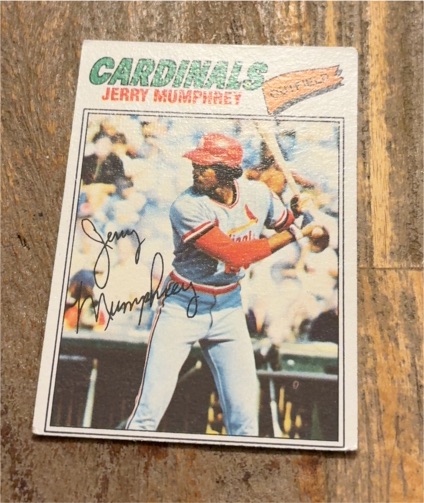 1977 Topps #136 Jerry Mumphrey — front