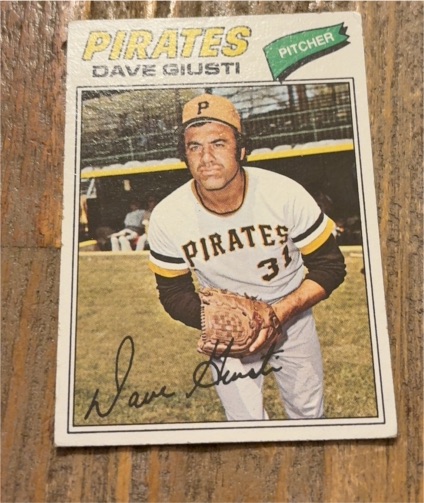 1977 Topps #154 Dave Giusti — front