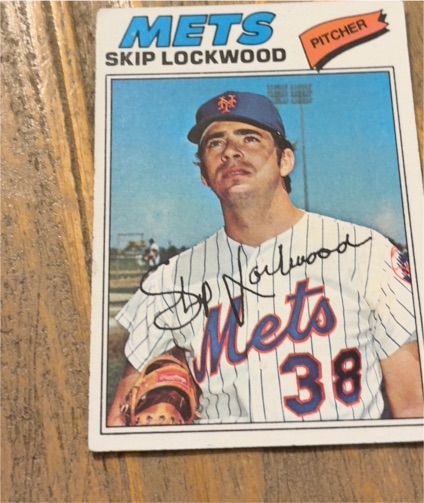 1977 Topps #65 Skip Lockwood — front