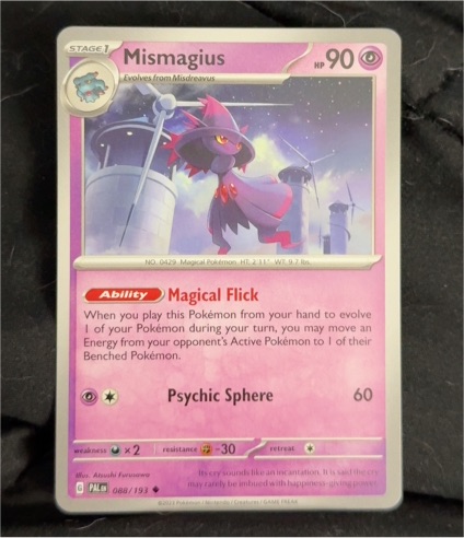 2023 Pokémon Scarlet & Violet Paldea Evolved #088 Mismagius — front