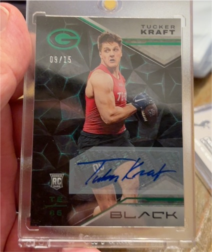 2023 Panini Black #86 Tucker Kraft — front
