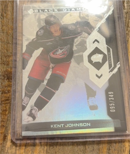2022-23 Upper Deck Black Diamond #BDB-KJ Kent Johnson — front