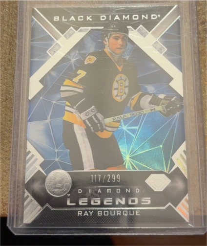2022-23 Upper Deck Black Diamond #117 Ray Bourque Diamond Legends — front