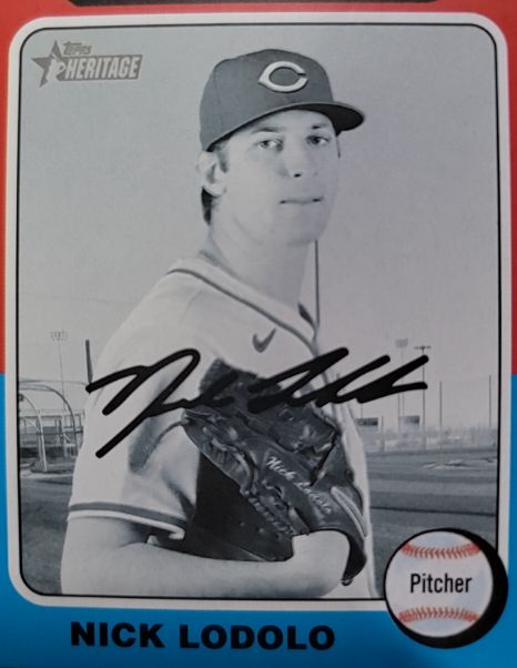 2024 Topps Heritage High Number #707 Nick Lodolo — front