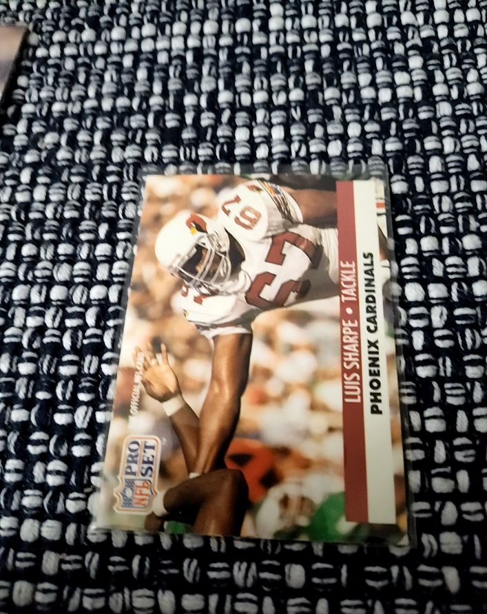 1991 Pro Set #267 Luis Sharpe — front