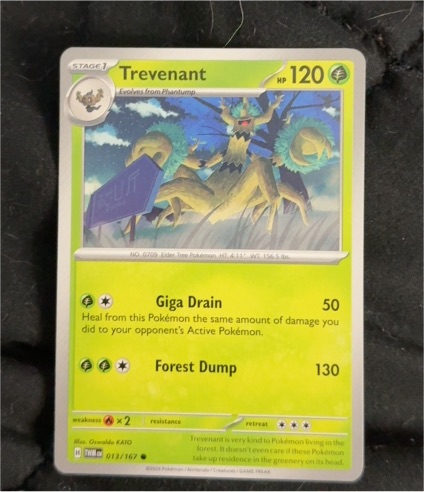 2024 Pokémon Twilight Masquerade #013 Trevenant — front