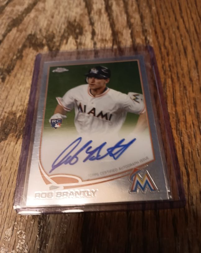 2013 Topps Chrome #27 Rob Brantly — front