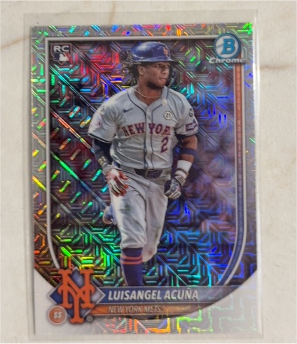 2025 Bowman Chrome #83 Luisangel Acuna — front