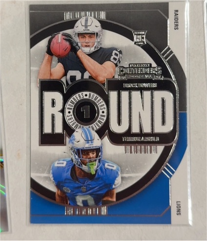 2024 Panini Contenders Round Numbers #1 Darren Waller — front