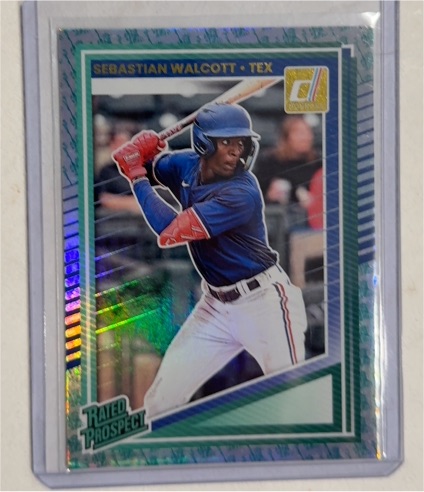 2025 Donruss #103 Sebastian Walcott Rated Prospect — front