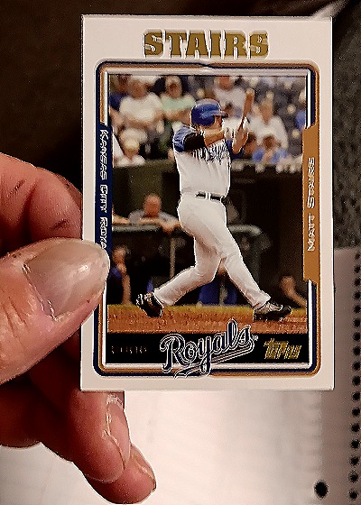 2005 Topps #581 Matt Stairs — front