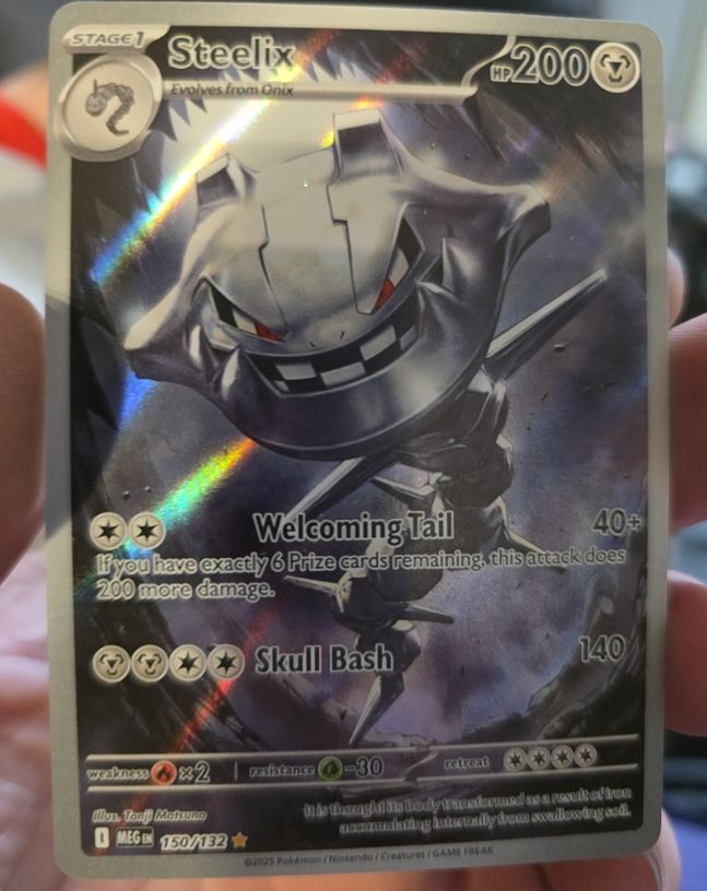 2025 Pokémon Mega Evolution #150 Steelix — front